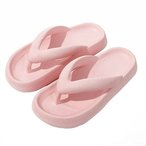 SEARCHI Cloud Slippers  Women and Men  Soft Thick Sole  Flops Quick Drying Non-Slip Shower Shoes Ladies Arch Support Chunky Platform Summer Slides