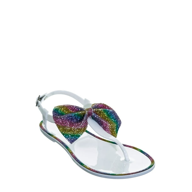 bamboo shoes colorful jelly sandals
