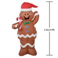 thumbnail image 3 of Inflables navideños, muñeco de nieve brillante, pingüinos, Papá Noel con decoración LED incorporada para fiesta de Navidad, patio interior y exterior, 3 of 5