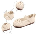 thumbnail image 3 of WOYY Girls Mary Jane Dress Shoes Pumps Flat Dance Shoes with Hook and Loop Closure, 3 of 3