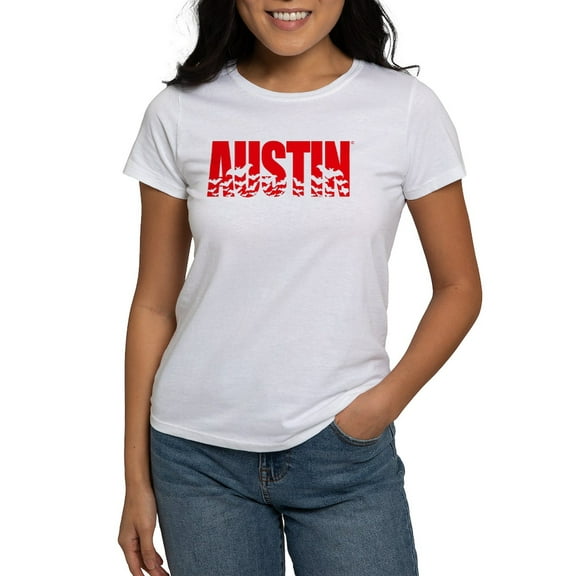CafePress - Austin Bats T Shirt - Women's Classic T-Shirt