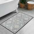 thumbnail image 6 of Washable Vintage Kitchen Mat 31"x20" Non Slip Soft Plush Low Profile Kitchen Rug, Distressed Medallion Oriental Style Sink Mat for Laundry Room Bedroom Office, 6 of 6