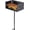 25"×17", variant on 16x16 Inch Park-Style Charcoal Grill, Heavy Duty Steel Outdoor BBQ Park Grill with Stainless Steel Cooking Grate and for Backyard or Camping, Black