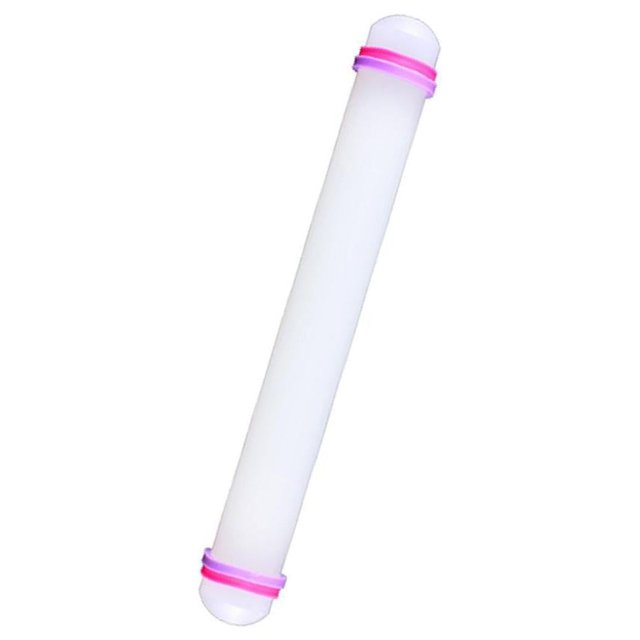 relayinert Non Stick Rolling Pin Decoration Fondant Baking Roller Cake White 20 Inch 1Set