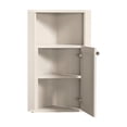 thumbnail image 6 of MIDOQIN 31.89" Bathroom Corner Cabinet, Farmhouse Floor Corner Cabinet with Rattan Barn Door and Adjustable Shelf, Narrow Corner Storage Organizer for Bathroom, Living Room, Kitchen, 6 of 8