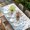 Blue, variant on Sage Green Spring Floral Table Cloths for 8 Foot Rectangle Tables, Watercolor Elegant Pastoral Flowers Patio Waterproof Elastic Fitted Tablecloths, Washable Rectangular Table Cover for Camping