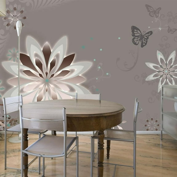 Tiptophomedecor Floral Wallpaper Wall Mural - Nature's Constancy