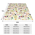 thumbnail image 3 of Vsdgher Fall Animals Ultra-Soft Micro flannel Blanket Throw Blankets for Couch Sofa, Bed (4 sizes)-50"x40", 3 of 7