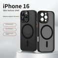 thumbnail image 2 of Black Charging case with magnetism, compatible with iPhone 16/15/1413/12 (pro ProMax plus), frosted Suitable for Apple cell phones Full Cover Case, 2 of 6