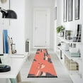 thumbnail image 4 of Stylized Animals Pattern 72x23.5" Bedroom Runner Rug, Durable and Non-Slip for Hallways and Living Rooms, 4 of 8