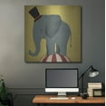 thumbnail image 5 of Luxe Metal Art 'Circus Elephant' by Ryan Fowler, Metal Wall Art, 36"x36", 5 of 9