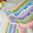 thumbnail image 6 of Loopunk 20 Pcs Travel Hangers Portable Foldable Travel Hanger Organizer, Plastic Cruise Ship Travel Accessories Essentials Clothes Hanging Rack Folding Hangers（multicolour）, 6 of 6
