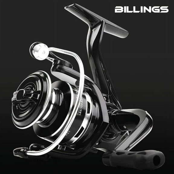BILLINGS Spinning Fishing Reel AC1000-7000 Fishing Reel Max Drag 10KG with Metal Spool Fold Rocker Left/Rght Interchangeable