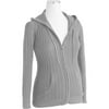 Faded Glory - Maternity Cable Zip Cardigan