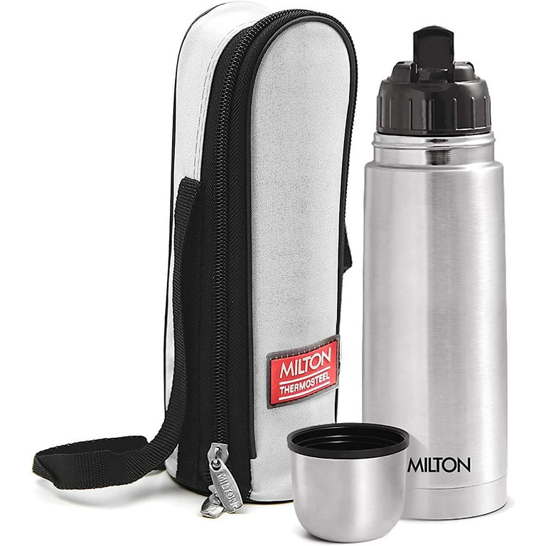  Milton Thermosteel Flip Lid Flask 350, Double Walled