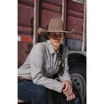 thumbnail image 2 of Wrangler Women's Solid Long Sleeve Snap Denim Shirt - LW3961D   US, 2 of 7