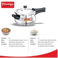thumbnail image 4 of Prestige 3.3-Liter Deluxe Alpha Induction Base Stainless Steel Baby Handi, Small, Silver, 4 of 5