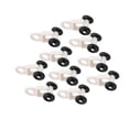 thumbnail image 2 of pitrice 10Pcs Curtain Track Glider Rail Slide Rolling Runner Hook Ceiling Carrier 2#-30mm, 2 of 8