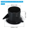thumbnail image 2 of Unique Bargains 3 Inch Round Air Vent 2pcs Adjustable Ceiling Diffuser Grill Cover ABS Louver Soffit Vent with Screen, 2 of 5