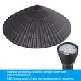 thumbnail image 6 of Leonlite LED Landscape Light for Garden, Lawn, Yard, 12V Low Voltage Mushrom Shape Pathway Lights, IP65 Waterproof Outdoor Path Light with Aluminum Housing, 3000K Warm White, Pack of 8, 6 of 7