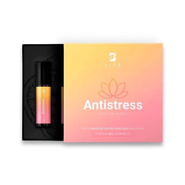 Kit 3 Aceites Esenciales Corporales En Roll On | 10 ml c/u | Kit Antistress Roll On | B Life.