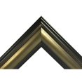 thumbnail image 4 of Rayne Mirrors Stepped Antiqued Silver/Black Wall Mirror, 4 of 5
