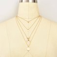 thumbnail image 2 of Wweixi Retro Women Gold Layered Necklaces Personalized Girl Simple Style Long Pendant Chain Bohemian Geometric Choker Set, 2 of 7