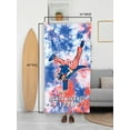 thumbnail image 2 of Spirit of America Cotton Blend 1776 Party Patriotic Print Quick Dry Beach Towel, 34" x 64", 2 of 6