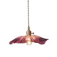thumbnail image 3 of Lámpara colgante de flores Yuyangstore LED decorativa de lujo Púrpura grande 150 cm, 3 of 8