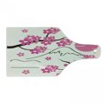thumbnail image 1 of Pink Floral Cutting Board, Japanese Abstract Arty of Cherry Blossom and Mount Hill with Sun, Decorative Tempered Glass Cutting and Serving Board, in 3 Sizes, by Ambesonne, 1 of 2