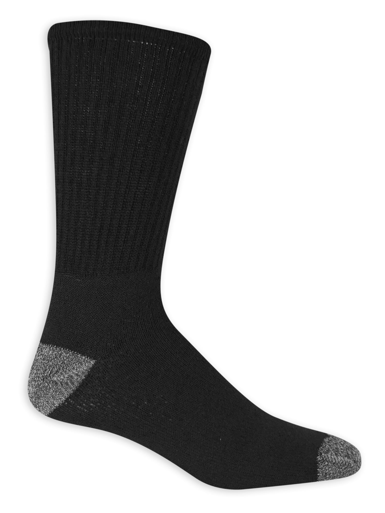 Athletic Works Men's Crew Socks, 10 Pack