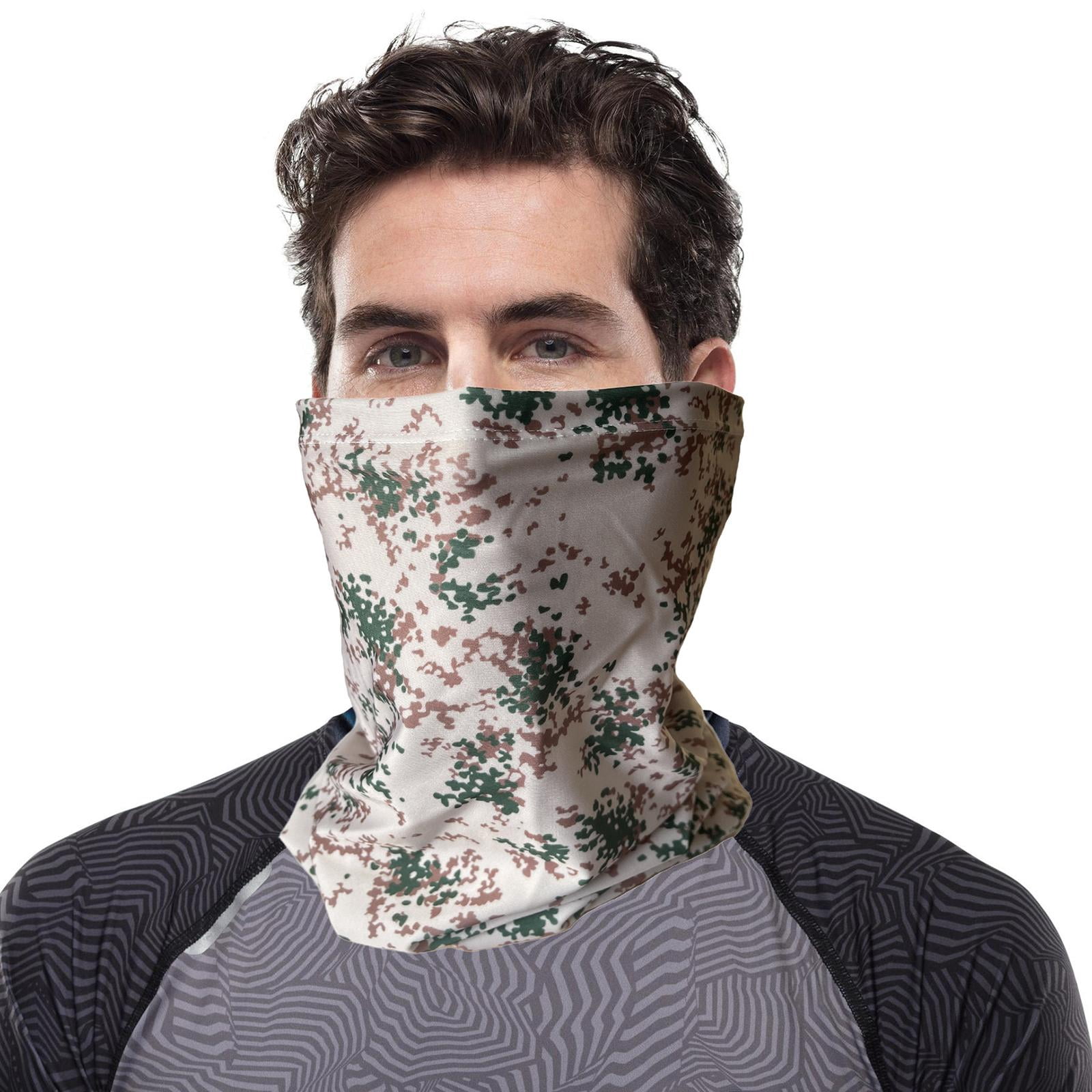 8 Pañuelos Multifunción Camuflaje - Bandana Elástica Para Moto, Deporte Y Aire Libre