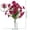 Dark Red, variant on Dvruxg 3 Pcs Artificial Flowers for Outdoors UV Resistant Silk Flowers Outdoor Faux Plastic Wild Flowers Bush Faux Flowers for Planters Indoor Outside Garden Porch Pots Patio Decor