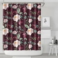 thumbnail image 2 of Waterproof Pioneer Shower Curtain 72x84 Inch Polyester Unique Cute Floral Shower Curtain for Bathroom Hotel Home Decor with 12 Plastic Hooks, 2 of 5
