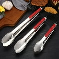 thumbnail image 4 of Food Serving Tongs, 9in Food Tongs  for Restaurant, 4 of 8