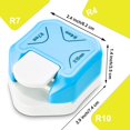 thumbnail image 2 of Corner Cutter 3 in 1 Corner Paper Punch Rounder R4mm, R7mm R10mm 3 Way Corner Cutter for Paper Craft, DIY Projects, Laminate, Photo Cutter, Card Making and Scrapbook Supplies (1 Piece), 2 of 7