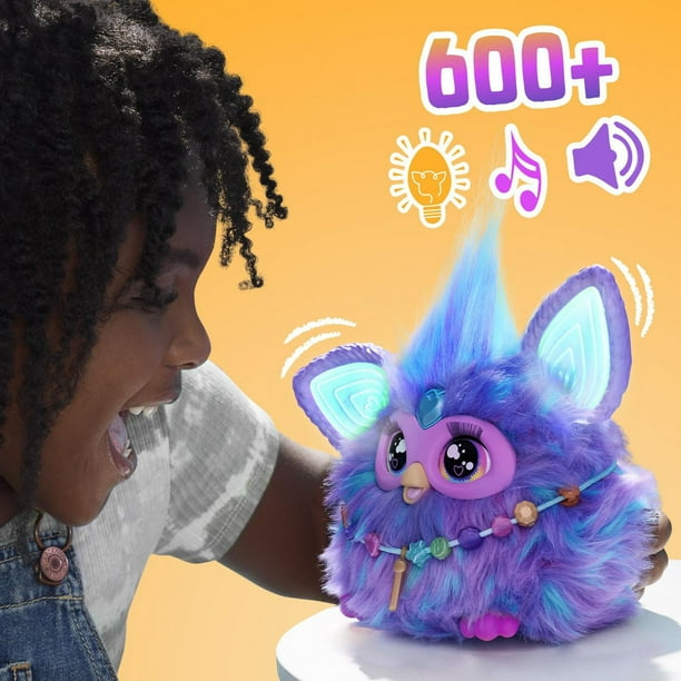 Furby Purple Interactive Plush Toy - English Version - Walmart.ca