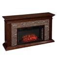 thumbnail image 4 of SEI Furniture Canyon Heights Electric Fireplace in Maple, 4 of 9