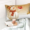 thumbnail image 4 of Balery Christmas Snowman Gift Funda de Cojín Estampada, Regalos para Mujeres, Regalos de Amor para Ella, Regalos para Novia o Esposa, Funda de Almohada-16"x24", 4 of 6