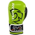 thumbnail image 2 of Rival Boxing RB7 Fitness+ Hook and Loop Bag Gloves - 12 oz. - Lime/Black, 2 of 5