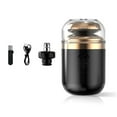 thumbnail image 1 of 2-in-1 Portable Mini Capsule Shaver, Washable Electric Beard Razor for Men UK W7C3, 1 of 1