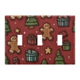 thumbnail image 2 of Dailycode Light Switch Plate Covers 2 Gang Wall Plate Plastics Outlet Covers for Kitchen Home Office Decor Christmas Tree Gift, 2 of 8
