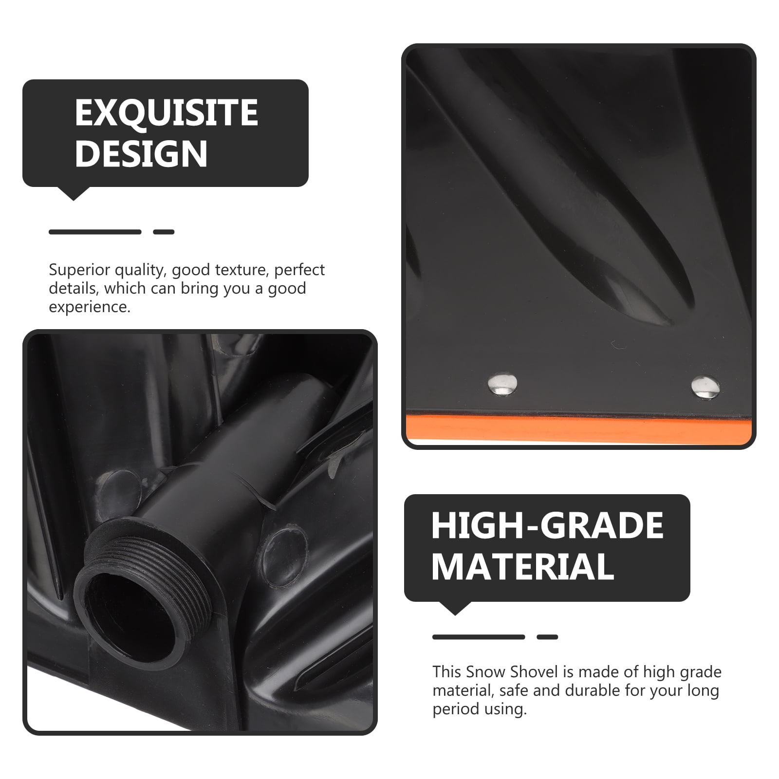 Frcolor Outdoor Snow Shovel Head Ice Removal Shovel Snow Removal Tool