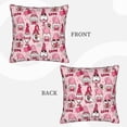 thumbnail image 3 of Bingfone Garden Gnomes Linen Throw Pillow Covers Cushion Case Pocket Button Vintage Farmhouse Pillowcase-18"x18", 3 of 9