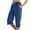 Blue, variant on Lixiuxyad Stretchy Work Dress Pants Women Fashion Solid Comfortable Casual Mid Waist Sport Pants Black