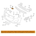 thumbnail image 3 of For 12-17 Mazda5 Front Bumper Retainer Brace Support Bracket Left Right SET PAIR, 3 of 5