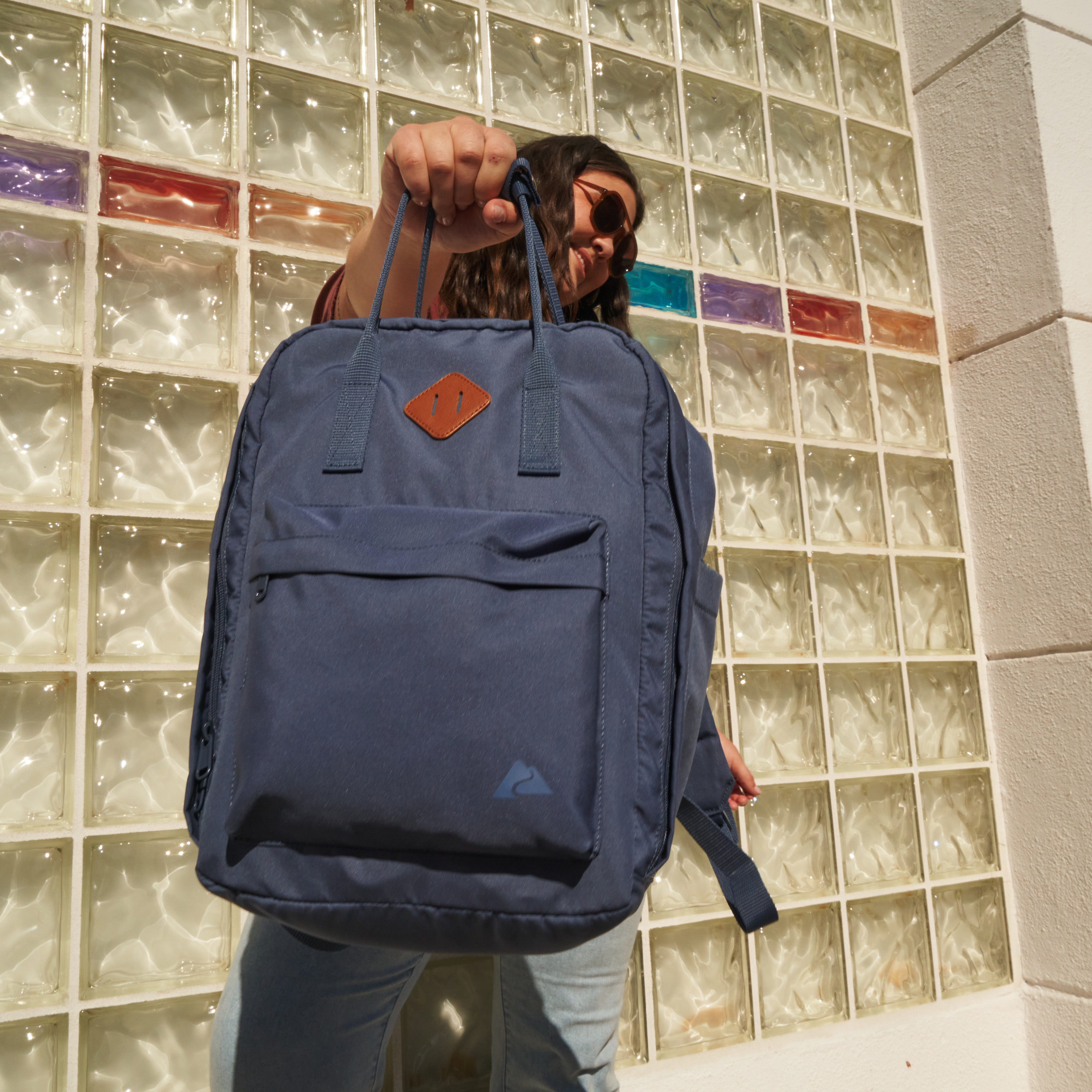 Ozark Trail Dual-Carry Backpack, Blue Indigo, Adult, Teen, Everyday ...