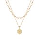 thumbnail image 1 of Dainty Gold Initial Necklaces for Women Collares de Oro para Mujeres A Z 26 Alphabet Initial Necklaces for Teen Girls Jewelry, 1 of 4