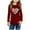 Wine, variant on Nskgu Girls Casual Long Sleeve T Shirts Crewneck Tunic Tops Kids Cute Printed Tee Blouses Long Sleeve Shirts for Girls Preppy Clothes Kids