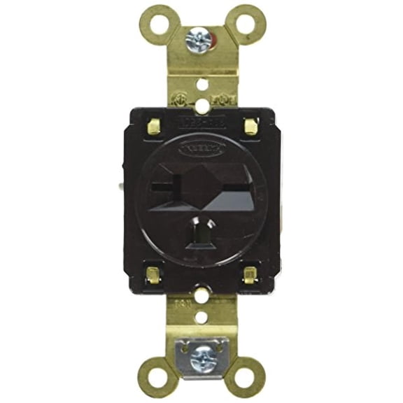 hubbell hbl5461 ac receptacle nema 6-15/20 (t-slot) female industrial grade